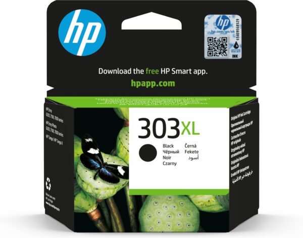 TINTA HP 303XL  ENVY 62XX/71XX/78XX ORIG NEGRO T6N04AE