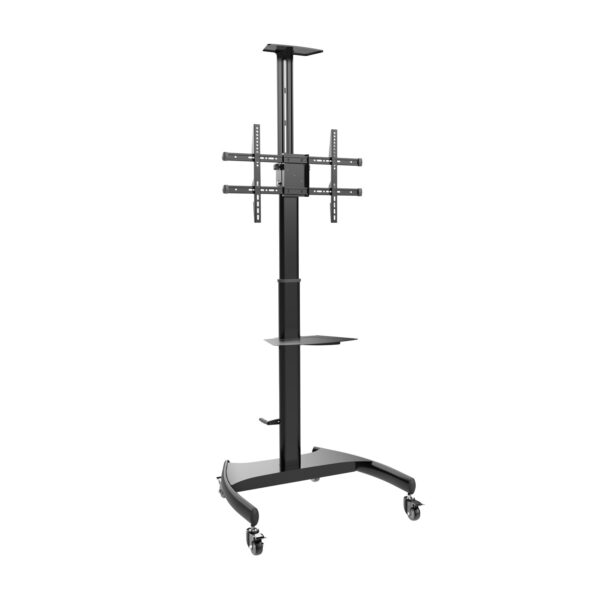 SOPORTE SUELO PANTALLA MANIVELA DVD CAM 50 KG 37-70 NEGRO AISENS FT70TE-169