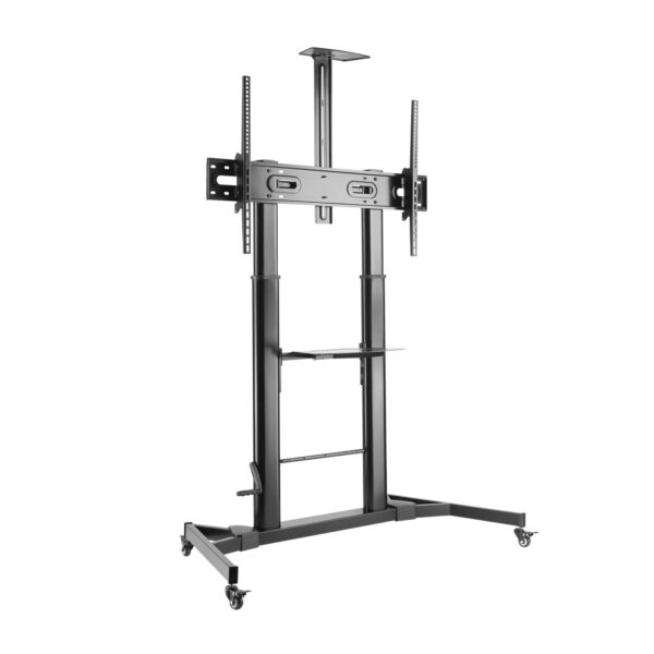 SOPORTE SUELO PANTALLA MANIVELA DVD CAM 100KG 60-100 NEGRO AISENS FT100TE-171