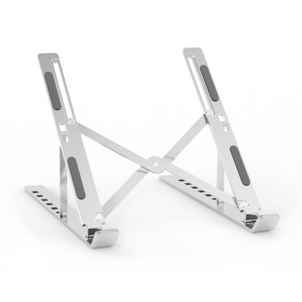 SOPORTE SOBREMESA AJUSTABLE PARA PORTATIL-TABLET PLATA AISENS LPS2M-173