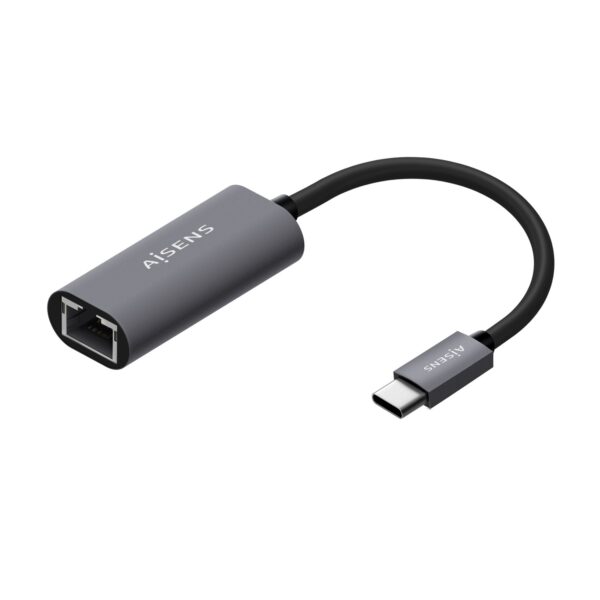 CONVERSOR USB3.1 GEN1 USB-C A ETHERNET GIGABIT GRIS 15CM AISENS A109-0709