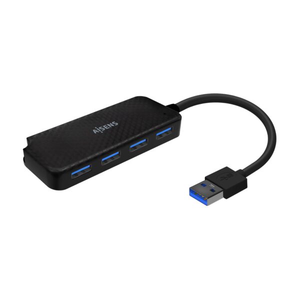 HUB USB 3.0 TIPO AM-4XTIPO AH NEGRO 15CM AISENS A106-0713