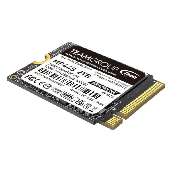 HD  SSD 2TB TEAMGROUP M.2 2230 NVME PCIEX 4.0 MP44S TM5FF3002T0C101