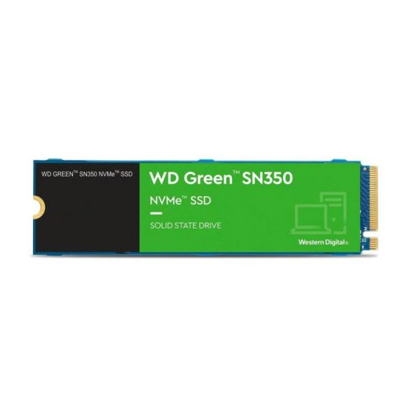HD  SSD  500GB WESTERN DIGITAL GREEN PCIE GEN3 NVME M2 2280 SN350 WDS500G2G0C