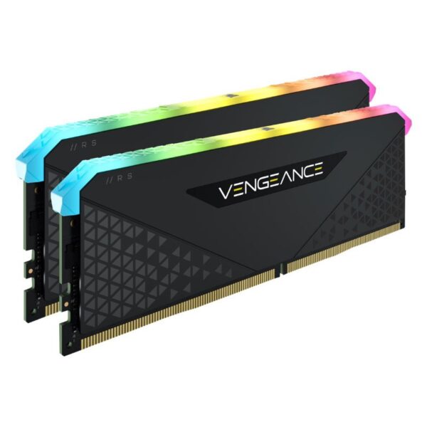 MEMORIA KIT DDR4 64GB (2X32GB) PC4-25600 3200MHZ CORSAIR VENGEANCE RGB RS BLACK