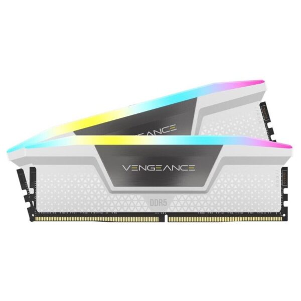 MEMORIA KIT DDR5 32GB(2X16GB) PC5-48000 6000MHZ CORSAIR VENGEANCE WHITE RGB