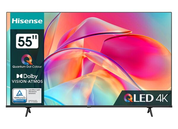 TV 55 DLED HISENSE 55E77KQ 4K SMART TV ALEXA VIDA MANDO CONTROL VOZ