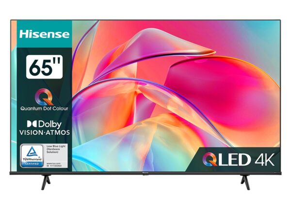 TV 65 DLED HISENSE 65E77KQ 4K SMART TV ALEXA VIDA MANDO CONTROL VOZ