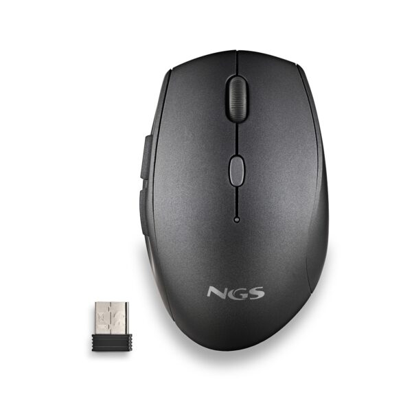 RATON NGS INALAMBRICO ERGONOMICO SILENCIOSO BEE BLACK USB