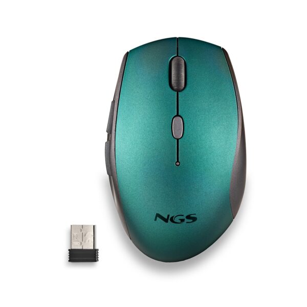 RATON NGS INALAMBRICO ERGONOMICO SILENCIOSO BEE BLUE USB