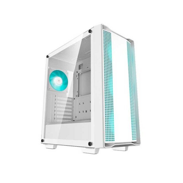 CAJA ATX SEMITORRE DEEPCOOL CC560 CRISTAL TEMPLADO BLANCA 4 VENTILADORES LED V2