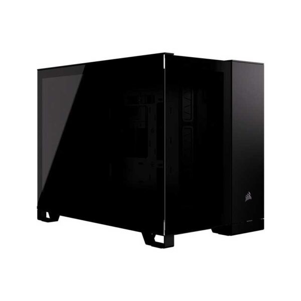 CAJA MICRO-ATX SEMITORRE DUAL CORSAIR 2500X CRISTAL TEMPLADO BLACK