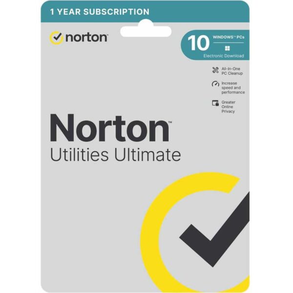 SOFTWARE UTILITIES NORTON ULTIMATE 1 USUARIO 10 DISPOSITIVO 1 AÑO ESD