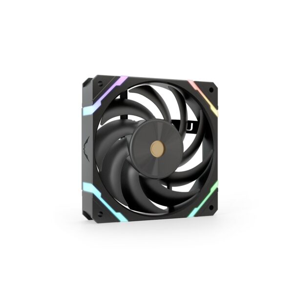 VENTILADOR CAJA ADICIONAL 12X12 VALKYRIE X12 ARGB NEGRO