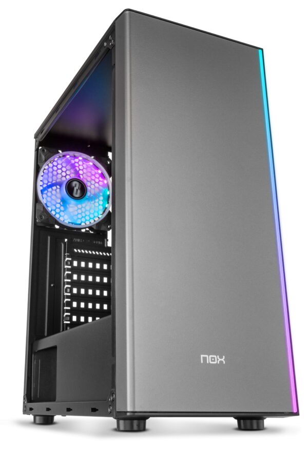 CAJA ATX SEMITORRE NOX INFINITY OMEGA NEGRA ARGB USB3