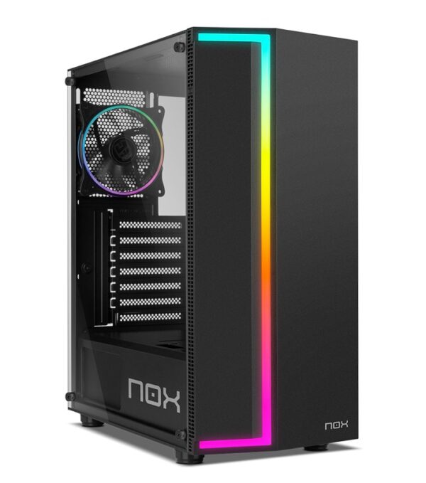 CAJA ATX SEMITORRE NOX INFINITY GAMMA NEGRA ARGB USB3