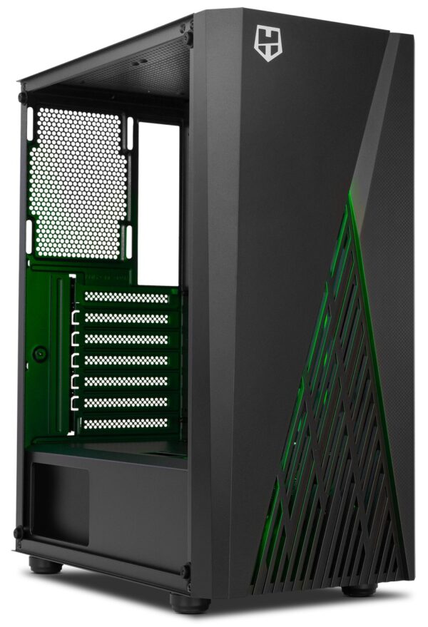 CAJA ATX SEMITORRE NOX HUMMER FROST NEGRA ARGB USB3