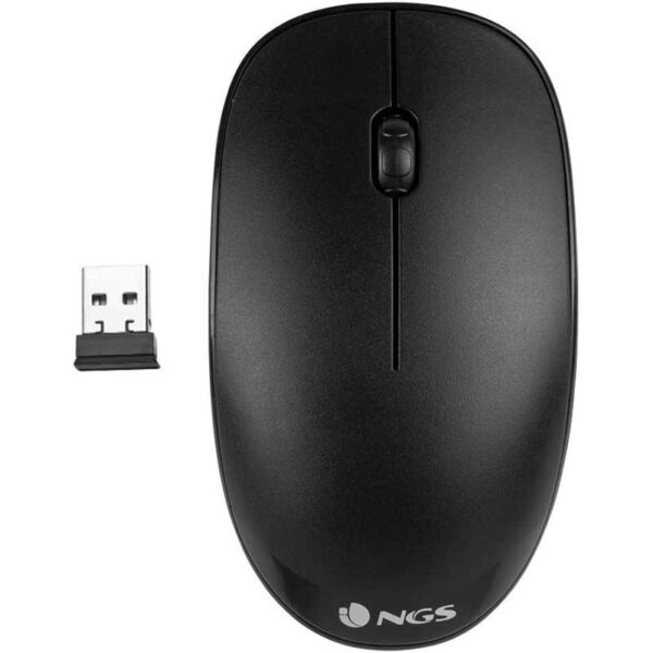 RATON NGS INALAMBRICO FOG PRO BLACK USB 1000DPI