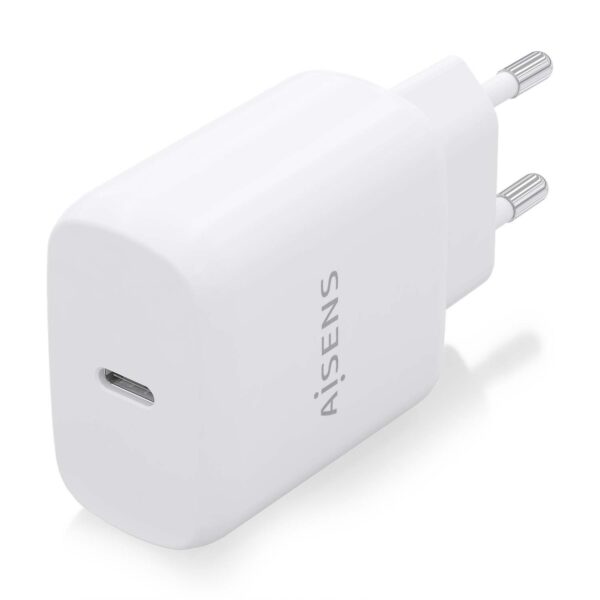 CARGADOR USB-C PD3.0 1 PUERTO 1xUSB-C 25W BLANCO AISENS A110-0756
