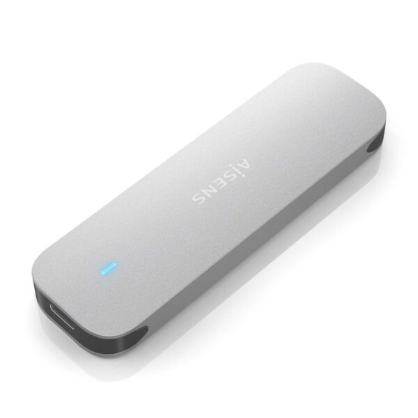CAJA EXTERNA M.2 NGFF ASM2-025SL NVMe A USB3.2 GEN2 PLATA AISENS ASM2-025SL
