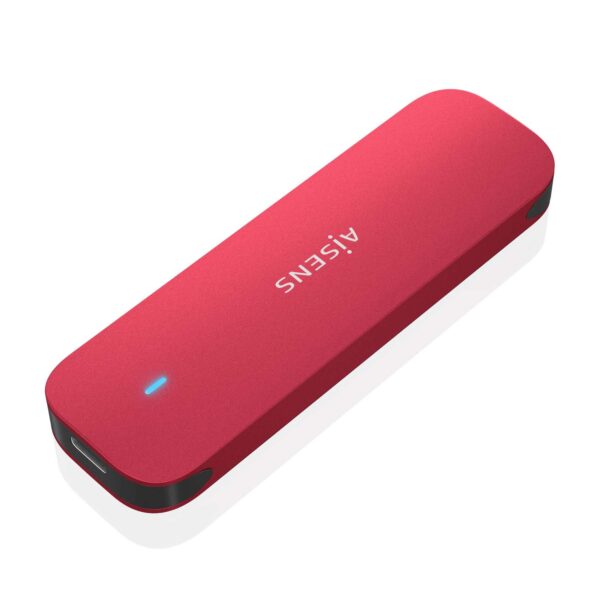 CAJA EXTERNA M.2 NGFF ASM2-027RED NVMe A USB3.2 GEN2 ROJO AISENS ASM2-027RED