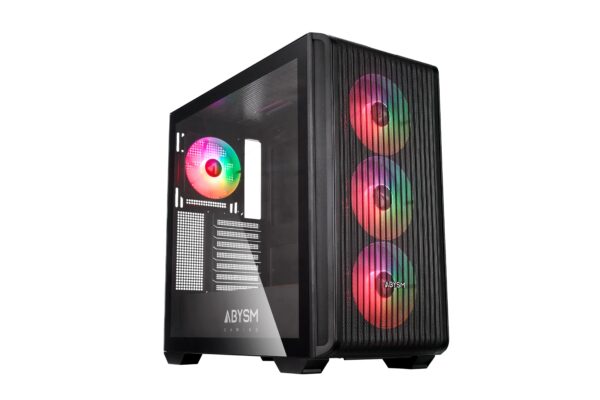 CAJA ATX ABYSM GAMING DANUBE KAMP BX300 BLACK  AB123012