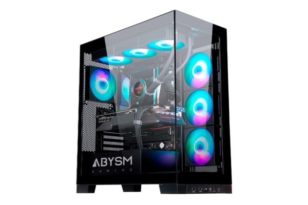 CAJA ATX ABYSM GAMING DANUBE SAVA H500  BLACK ARGB  AB123511