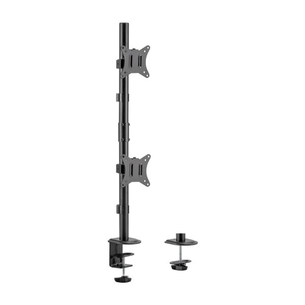 SOPORTE MONITOR TV MESA GIRA INCLI 2 PANTALLA 9KG 17-32 NEGRO AISENS DT32TSR-229