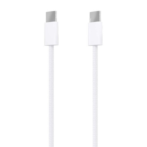 CABLE USB 2.0 3A 60W APPLE TIPO USB-CM-USB-CM BLANCO 2.0M AISENS A107-0856