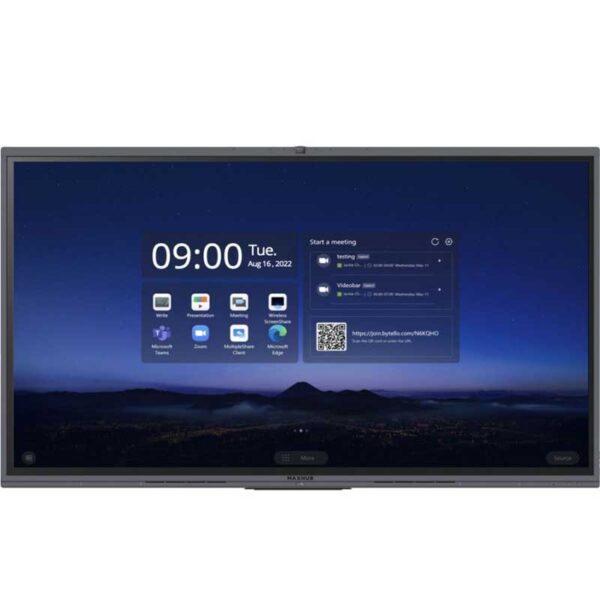 PANTALLA DIGITAL INTERACTIVA MAXHUB 65 4K DLED TOUCH 1WEBCAM C6530