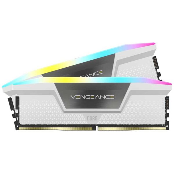 MEMORIA KIT DDR5 32GB(2X16GB) PC5-44800 5600MHZ CORSAIR VENGEANCE BLANCA RGB CL40