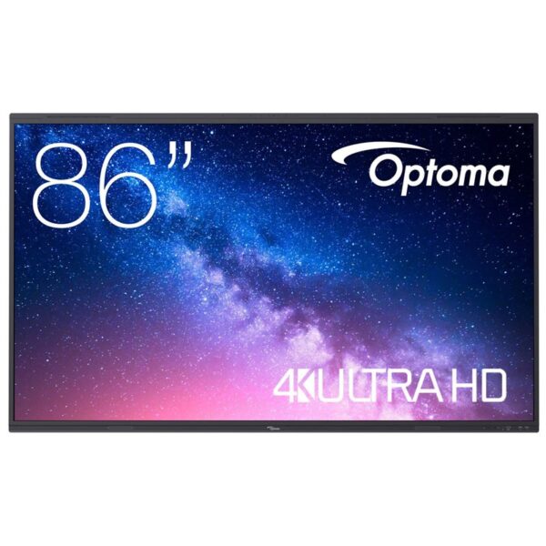 PANTALLA DIGITAL INTERACTIVA OPTOMA 86 4K UHD 3840X2160 5863RK TACTIL AND13