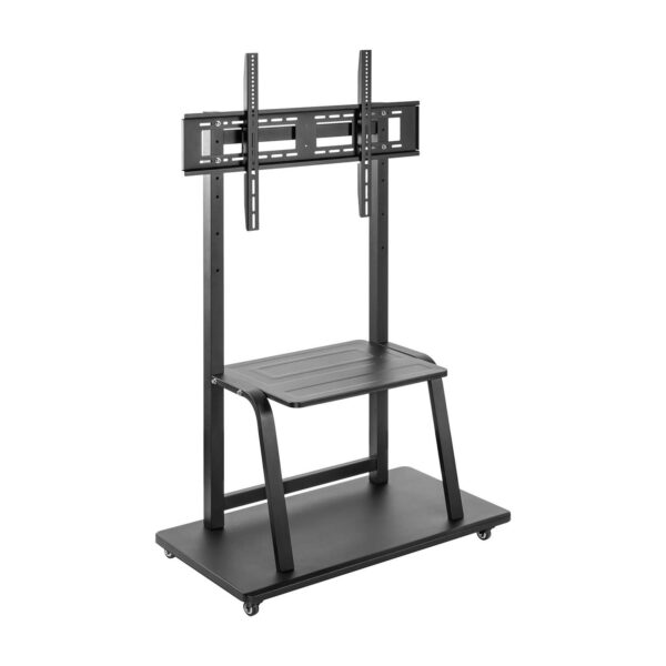 SOPORTE SUELO RUEDA BANDEJA DVD MONITOR TV 150KG 37-100 NEGRO AISENS FT100E-231