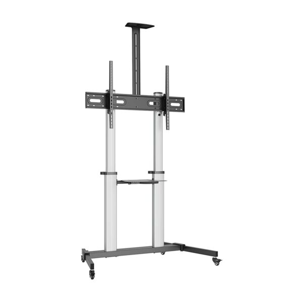 SOPORTE SUELO RUEDA DVD CAMARA TV 100KG 60-100 NEGRO-PLATA AISENS FT100TE-259