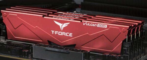 MEMORIA DDR5 16GB PC5-41600 5200MHZ TEAMGROUP VULCAN BLACK CL40