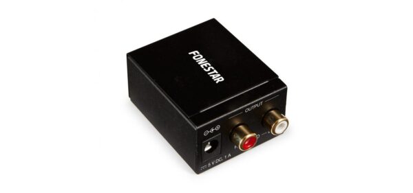 CONVERTIDOR DE AUDIO DIGITAL A ANALOGICO FONESTAR  FO 37DA
