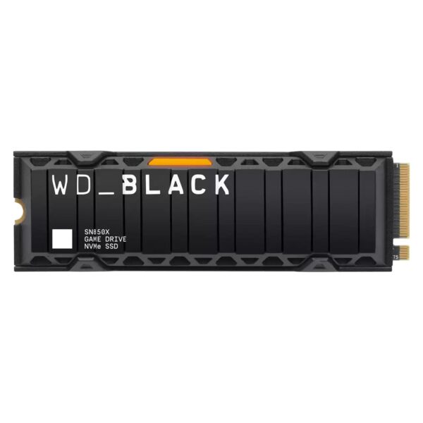 HD  SSD 1TB WESTERN DIGITAL BLACK M.2 2280 SN850X PCIE DISI.CALOR RGB WDS100T2XHE