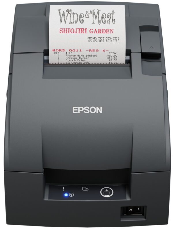 IMPRESORA TICKET EPSON TM-U220IIB MATRICIAL CORTE NEGRA RS232 C31CL27102
