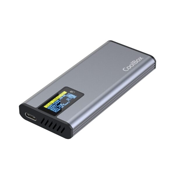 CAJA EXTERNA M.2 NVMe/SATA COOLBOX MINICHASE PS32 USB3.2GEN2 COO-MCM-M2F
