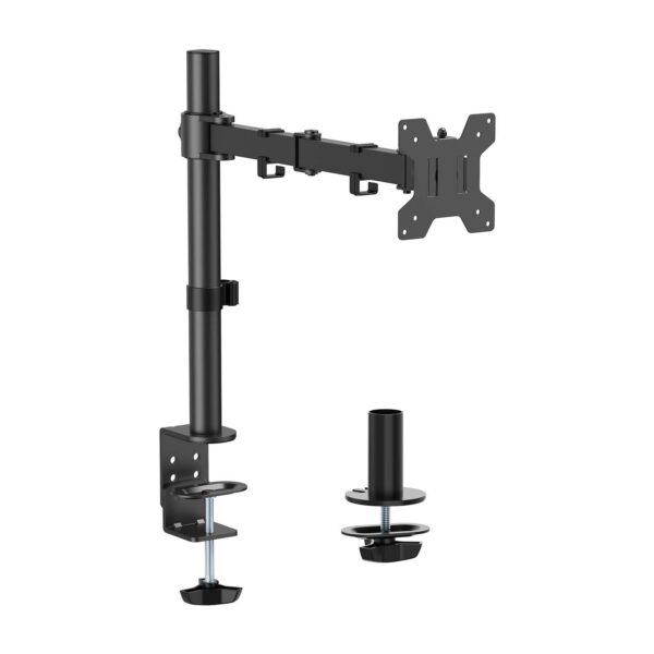 SOPORTE MONITOR MESA GIRA INCLI 10KG 1 BRAZO 17-32 NEGRO AISENS DT32TSR-277