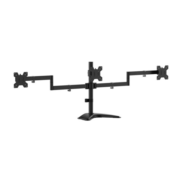SOPORTE MESA PEANA GIRA INCLI PARA 3 MONITOR 10KG 13-27 NEGRO AISENS DT27TSR-287