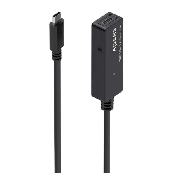 CABLE USB 3.2 Gen1x1 CON AMPLIFICADOR USB-CM-CH NEGRO 10M AISENS A107-0870