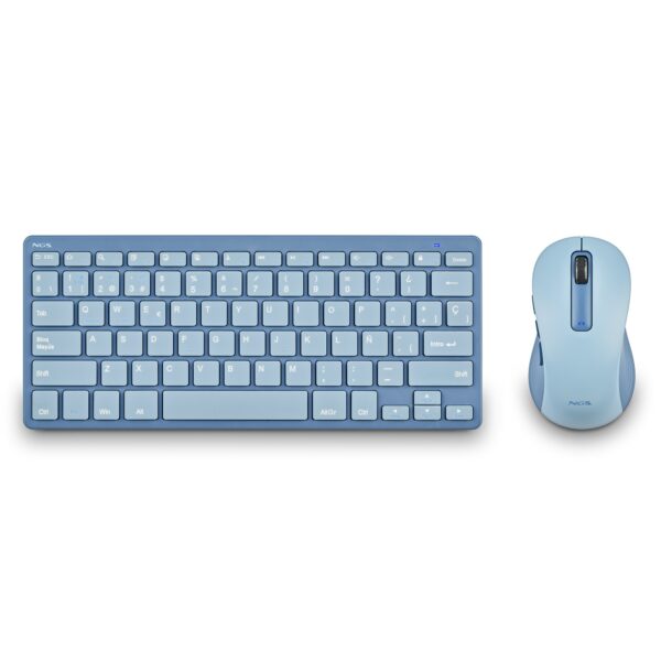 TECLADO NGS RATON FANTASY KIT INALAMBRICO MULTIMODO RECARGABLE USB-C BLUE