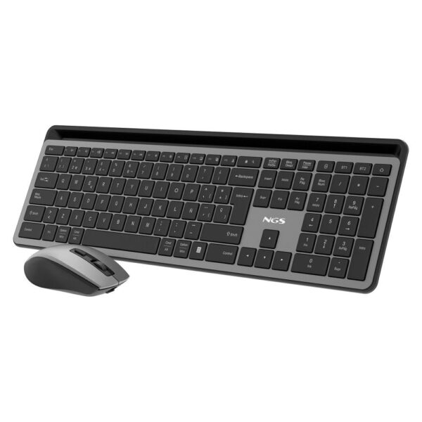 TECLADO NGS RATON ECLIPSE KIT INALAMBRICO MULTIMODO RECARGABLE USB-C
