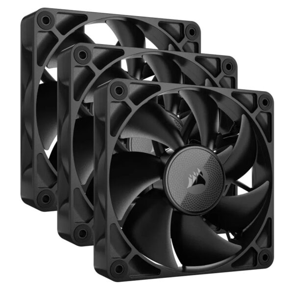 VENTILADOR CAJA ADICIONAL 12X12 CORSAIR RX120 ICUE LINK BLACK PACK 3 UNIDADES