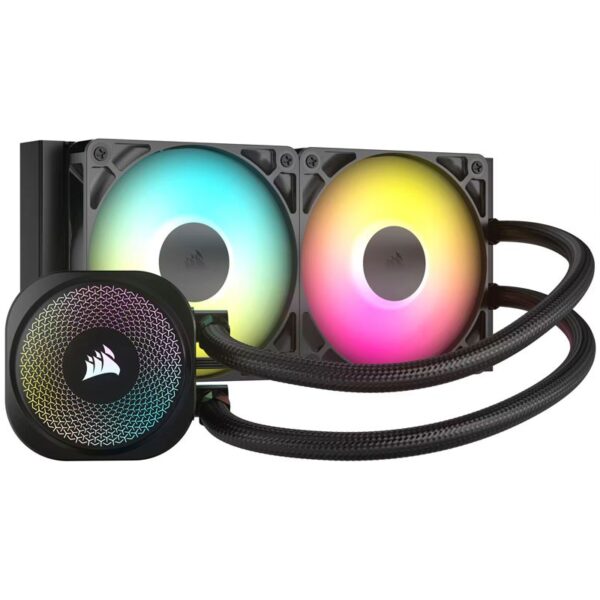 REFRIGERADOR LIQUIDO CPU CORSAIR NAUTILUS 240 (2X240MM) BLACK ARGB CW-9060092-WW