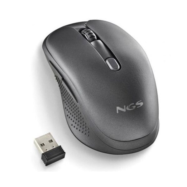 RATON NGS INALAMBRICO EVOSPOOK BLACK RECARGABLE MULTIMODO NEGRO USB-A