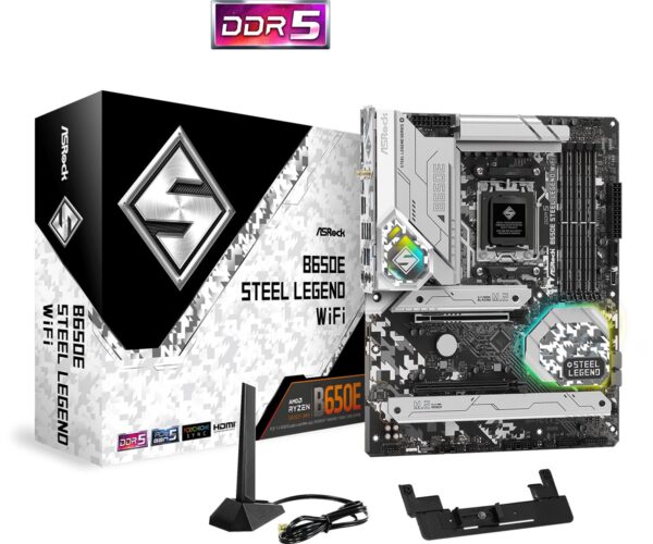 PB AMD SAM5 ASROCK B650 STEEL LEGEND WIFI 4DDR5 2SATA6 M2 HDMI ATX