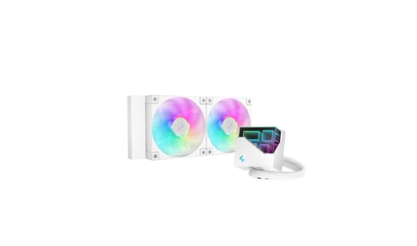 REFRIGERADOR LIQUIDO CPU DEEPCOOL LT240 WH ARGB R-LT240-WHAMNC-G-1