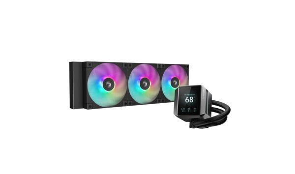 REFRIGERADOR LIQUIDO CPU DEEPCOOL MYSTIQUE 360 ARGB DISPLAY R-LX750-BKADSNC-G-1